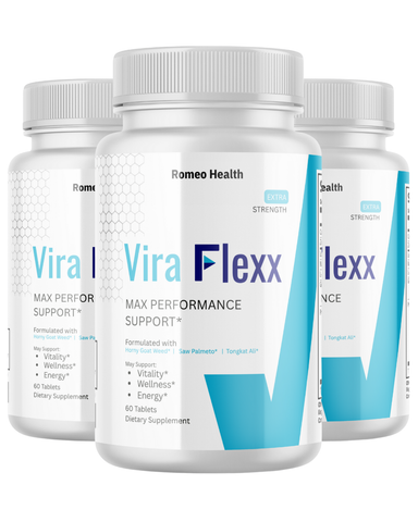 (3 Pack) Viraflexx Tablets, Vira Flexx Men Dietary Supplement Tablets