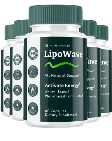 LipoWave Official Weight Support And Overall Wellness (5 Bottle)