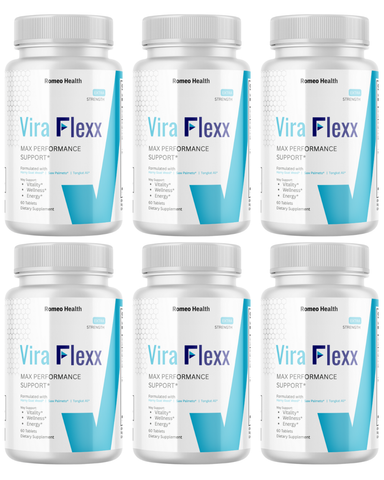 (6 Pack) Viraflexx Tablets, Vira Flexx Men Dietary Supplement Tablets