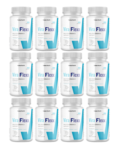 (12 Pack) Viraflexx Tablets, Vira Flexx Men Dietary Supplement Tablets