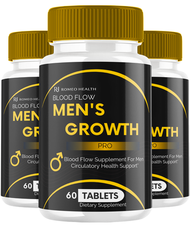 Blood Flow Men's Growth Official Performance And Stamina (3 Bottle)