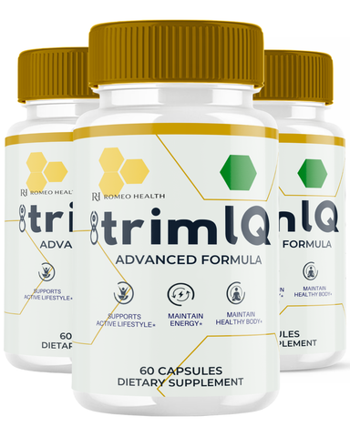 TrimIQ Official Weight Support & Energy Boost (3 Bottle)