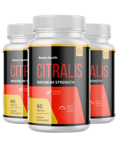 ( 3 Pack ) Citralis Male Health and Performance Booster Tablets 60ct