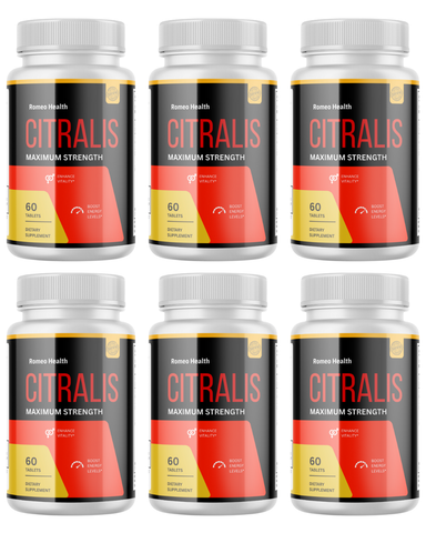 ( 6 Pack ) Citralis Male Health and Performance Booster Tablets 60ct