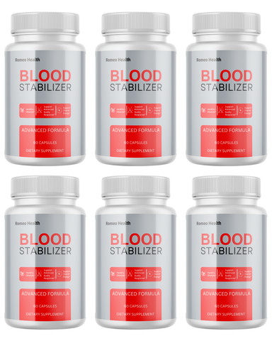 (6 Pack) Blood Stabilizer Capsules, All-Natural Health Support Formula 60ct