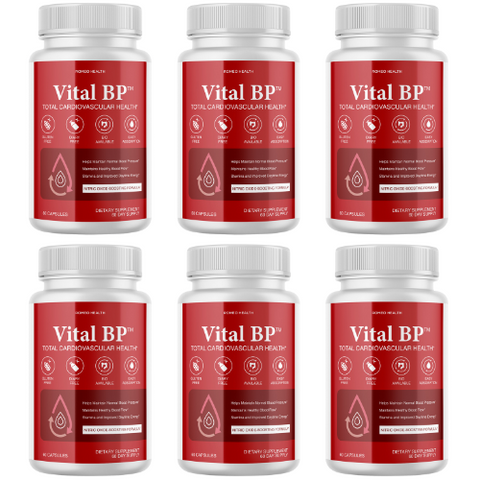 (6 Pack) Vital BP - Cardiovascular Health Support Dietary Supplement