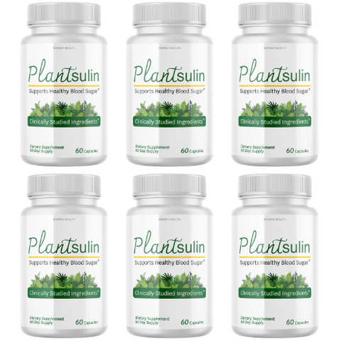 (6 Pack) Plantsulin - Blood Sugar Support Dietary Supplement