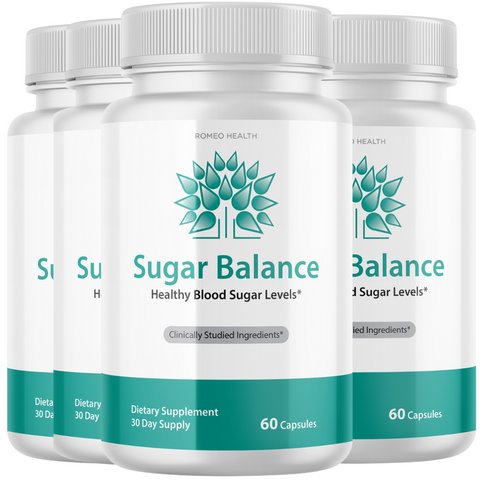 (4 Pack) Sugar Balance - Blood Suggar Support  Dietary Supplement 60 Capsules