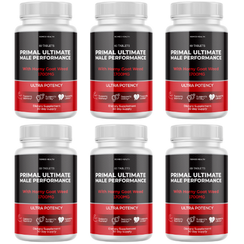 (6 Pack) Primal Ultimate - Male Enhancement Pro Dietary Supplement