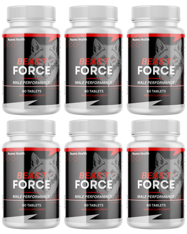 (6 Pack ) Beast Force ed Tabletsfor Men, BeastForce for Male Health & Performance 60ct