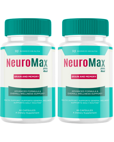 NeuroMax Pro Official Enhance Brain Memory & Cognitive Support (2 Bottle)