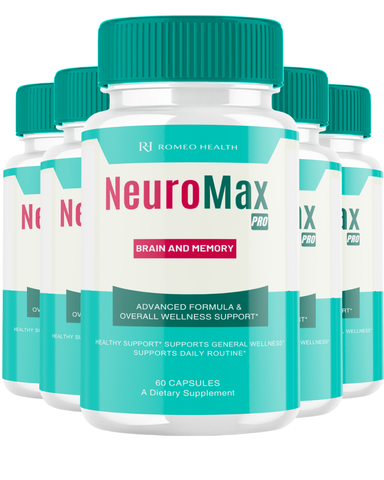 NeuroMax Pro Official Enhance Brain Memory & Cognitive Support (5 Bottle)