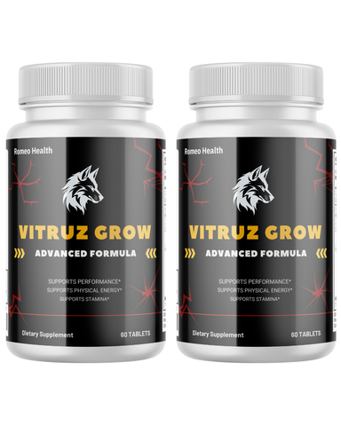 ( 2 Pack ) Vitruz Grow Tablets for Men, Advanced Male Performance Formula 60ct