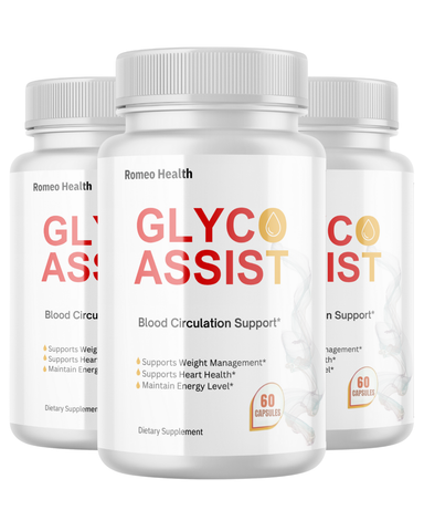 (3 Pack) Glyco Assist Glycogen Support Capsules, Advanced Blood Formula (60ct)