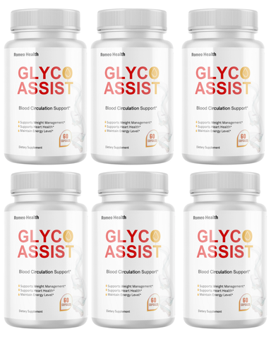 (6 Pack) Glyco Assist Glycogen Support Capsules, Advanced Blood Formula (60ct)