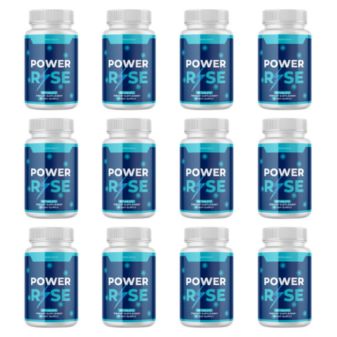 (12 Bottles) Power Rise - Male Enhancement Dietary Supplement