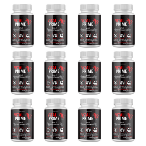 (12 Bottles) Vital Prime - Male Performance Dietary Supplement