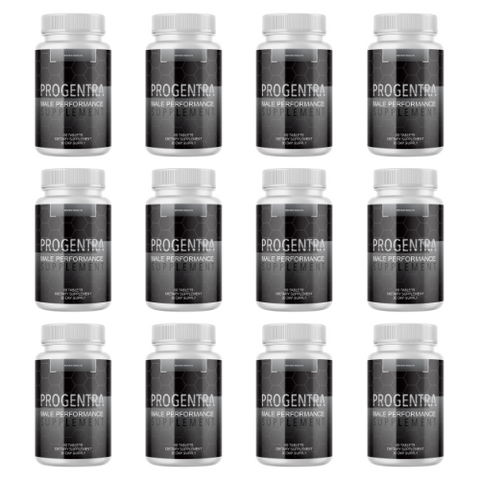 (12 Bottles) Progentra - Male Performance Dietary Supplement