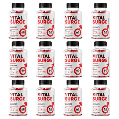 (12 Pack) Vital Surge - Keto ACV Gummies Dietary Supplement