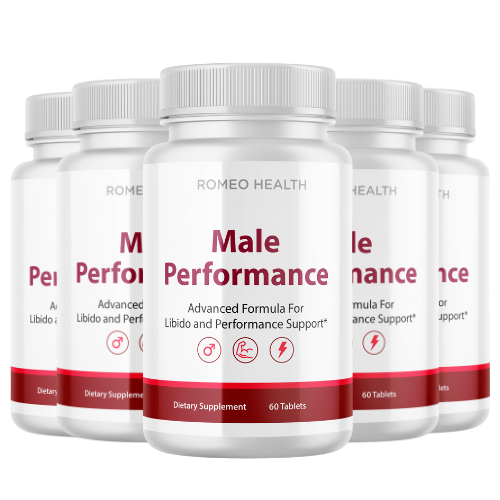 (5 Bottles) Male Performance Advanced Formula For Libido and Performace (60 capsules)