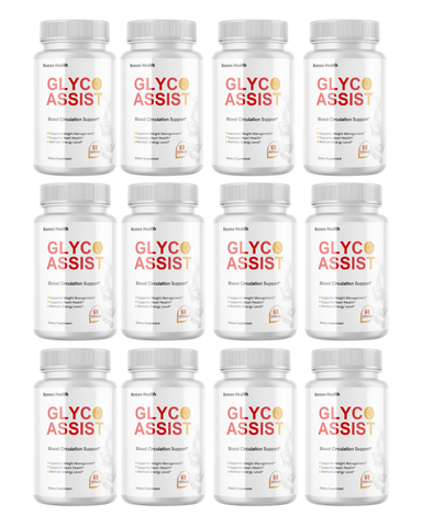 (12 Pack) Glyco Assist Glycogen Support Capsules, Advanced Blood Formula (60ct)