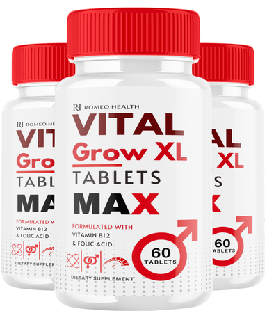 Vital Grow XL Official Optimal Male Performance And Stamina (3 Bottle)