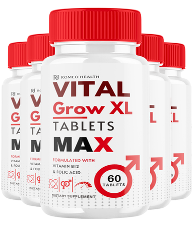 Vital Grow XL Official Optimal Male Performance And Stamina (5 Bottle)