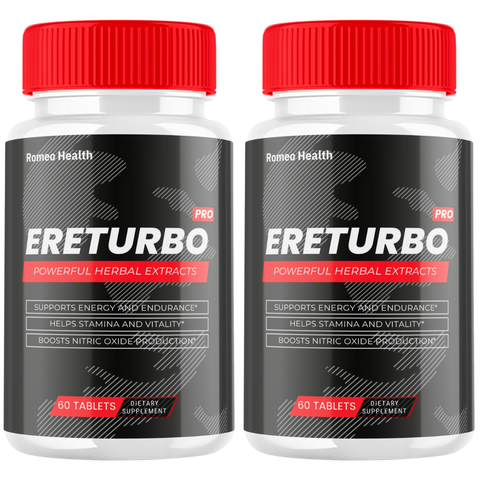 Ereturbo for Men - Official EreTurbo Male Health Support Formula (2 Bottle)