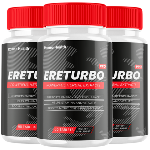 Ereturbo for Men - EreTurbo Male Health Support Formula - (3 Bottle)