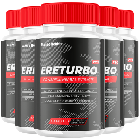 Ereturbo for Men - EreTurbo Male Health Support Formula - (5 Bottle)