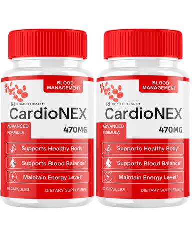CardioNex Official Optimum Blood Cardiovascular And Circulation (2 Bottle)