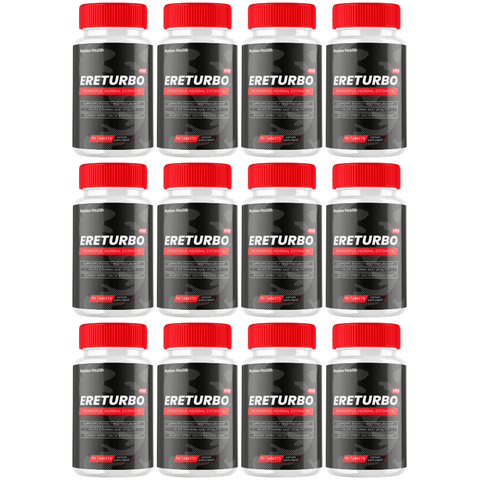 Ereturbo for Men - Official EreTurbo Male Health Support Formula (12 Bottle)