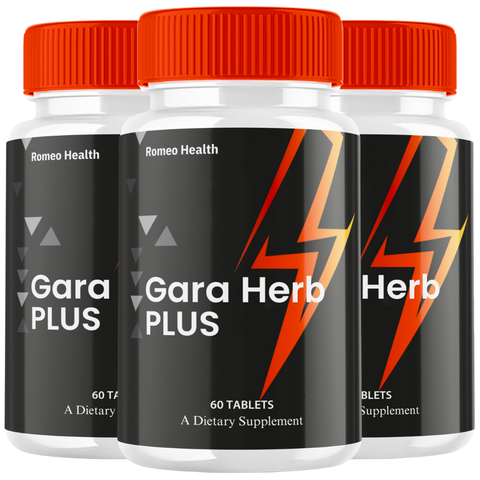 GaraHerb Pills Advanced Energy & Fitness Supplement Gara Herb (3 Bottle)