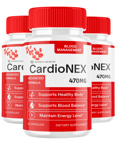 CardioNex Official Optimum Blood Cardiovascular And Circulation (3 Bottle)