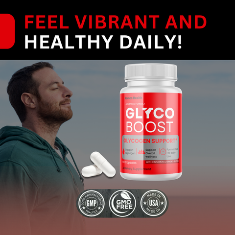 (6 Pack )Glyco Boost Pills - Glyco Boost Blood Health Support Formula - 60 Capsules