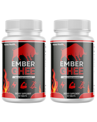 ( 2 Pack ) Ember Ghee Male Support Vitamin Maximum Strength Supplement for Men 60 Tablets