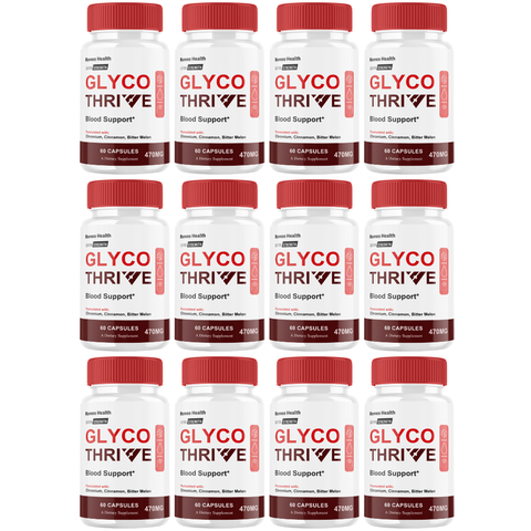 Glyco Thrive – Official GlycoThrive Blood Balance Glycogen Support (12 Bottle)