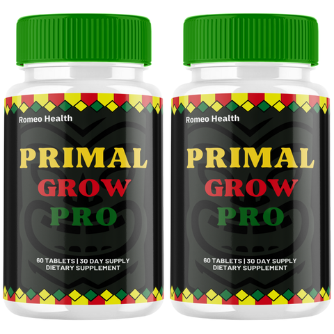 Primal Grow Pro for Men, Advanced Formula for Male Health Support (2 Bottle)