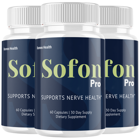 Sofon Pro - Official Nerve Health Formula Support Supplement (3 Bottle)