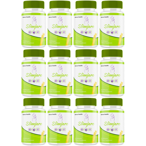 Slimjaro Official Advanced Formula Natural Weight Loss Support (12 Bottle)