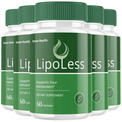 Lipo Less Official Advanced Energy & Fitness Supplement LipoLess (5 Bottle)