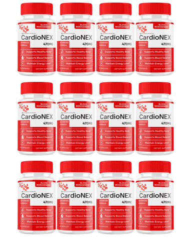 CardioNex Official Optimum Blood Cardiovascular And Circulation (12 Bottle)