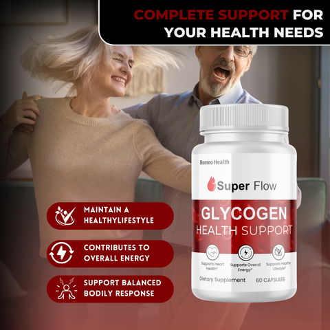 (2 Pack) Super Flow Glyco Optimizer - SuperFlow Advanced Glycogen Support Pills 60ct