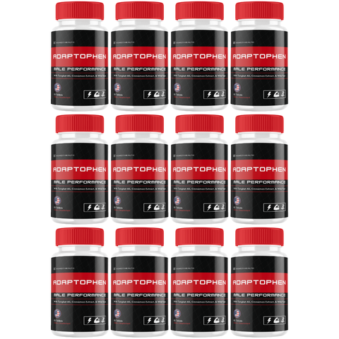 Adaptophen Official Optimal Male Performance And Stamina (12 Bottle)
