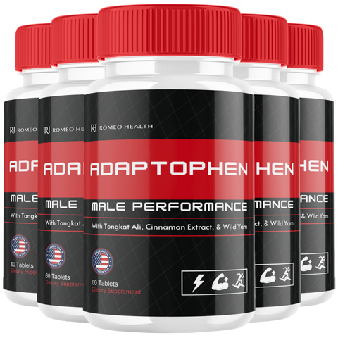 Adaptophen Official Optimal Male Performance And Stamina (5 Bottle)