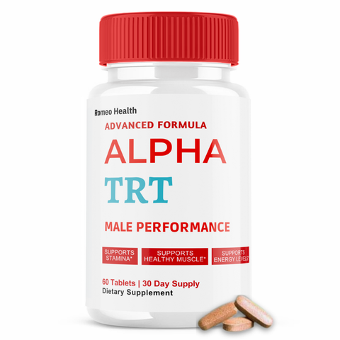 Alpha TRT Official Tablets for Men, Maximum Strength Formula, AlphaTRT (2 Bottle)