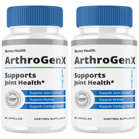 ArthroGenX Capsules, Arthro GenX Premium Supplement for Healthy Joints (2 Bottle)