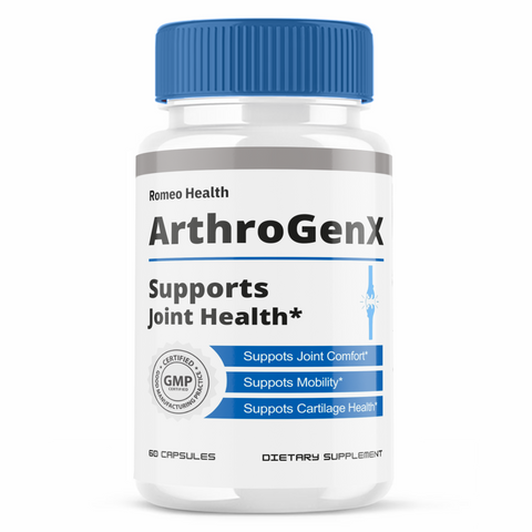 ArthroGenX Capsules, Official Arthro GenX Premium Supplement for Healthy Joints (12 Bottle)
