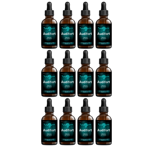 Audifort Official Tinnitus And Overall Ear Health (12 Bottle)
