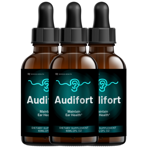 Audifort Official Tinnitus And Overall Ear Health (3 Bottle)
